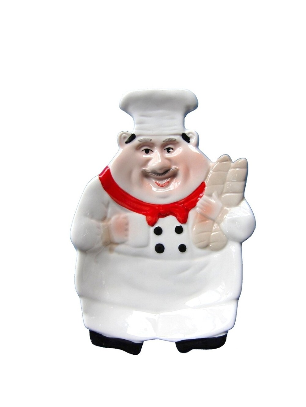 Italian Fat Bistro Chef Ceramic Spoon Rest